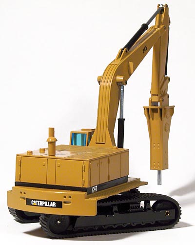 Picture Caterpillar 245 with hammer