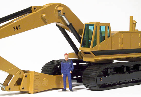 Picture Caterpillar 245 with hammer