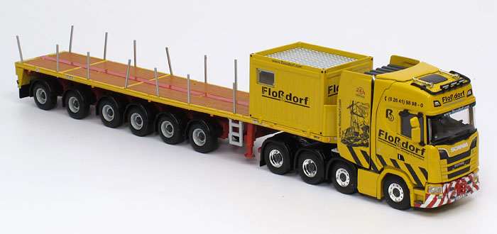 Foto Scania / Goldhofer 770S / Ballasttrailer – “Floßdorf”